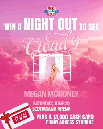 Win a NIGHT OUT to see Megan Moroney at Scotiabank Arena