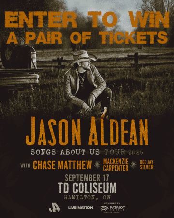 Win 2 tickets to see Jason Aldean
