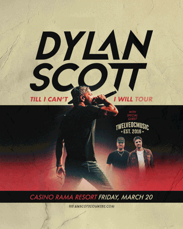 Dylan Scott at Casino Rama Resort on March 20, 2026
